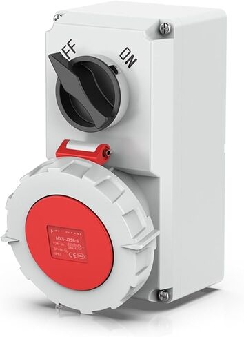Mechanical Interlock B Surface Mounted Switch with Socket 16-63A IP67/44(16A 3P IP44) in Saudi Arabia