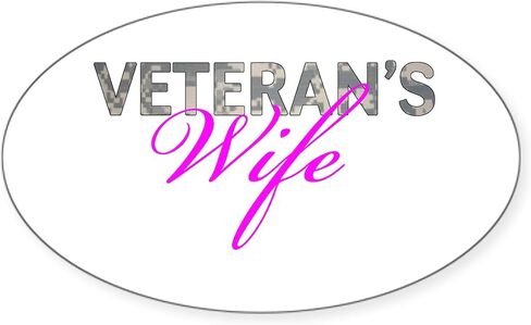 CafePress ACU Army Vet Wife Sticker Oval Car Bumper Sticker in Saudi Arabia