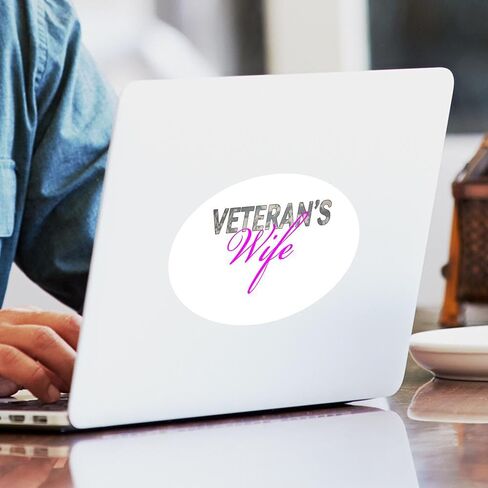 CafePress ACU Army Vet Wife Sticker Oval Car Bumper Sticker in Saudi Arabia