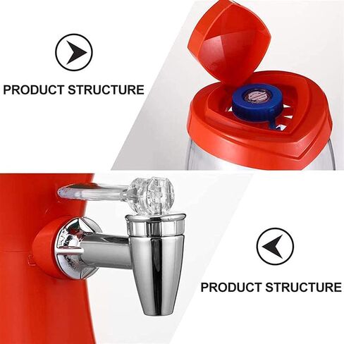 TIST BEER HURKES DOFENSER BEER BEACET 3L BEERE DOSTENSER ، Dispenser Beverage Beverage Juice Wine Dispenser ، مناسبة للحانات والحفلات والمطاعم المنزلية Bar Bar Cask Ale (Green) in Saudi Arabia