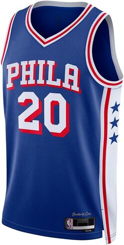 Jared McCain Philadelphia 76ers NBA Kids Youth 8-20 Blue Icon Edition Swingman Jersey in Saudi Arabia