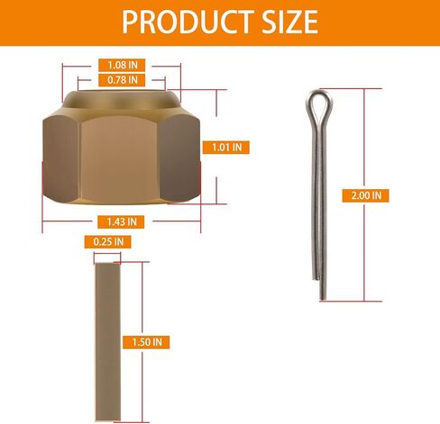 5008 inboard Prop Nut Kit مع دبوس جديد وبدء قوارب الجودة للمفاتي in Saudi Arabia