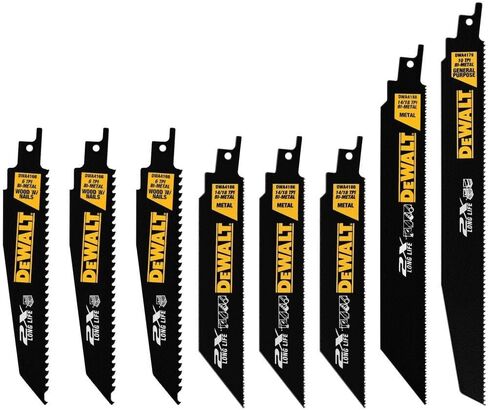 DEWALT Reciprocating Saw Blades, Bi-Metal, 6-Piece Set (DW4896) in Kuwait