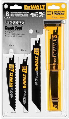 DEWALT Reciprocating Saw Blades, Bi-Metal, 6-Piece Set (DW4896) in Kuwait