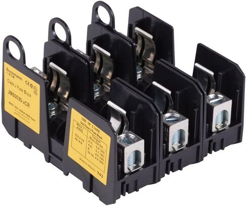 Bussman Class J Fuse Block 600V30A-LUG-3 Pole JM60030-3CR in Saudi Arabia