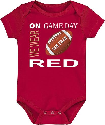 On Game Day Baby Bodysuit for San Francisco Fans in Saudi Arabia