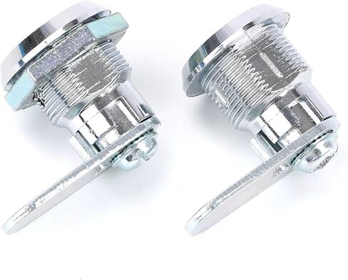 Zinc Alloy Triangular Cylinder Cam Lock Electrial Cabinet with Key Distribution Box Cabinet Tongue Locks with Key 1Pcs(4Sets-with Key-Zinc) in Saudi Arabia