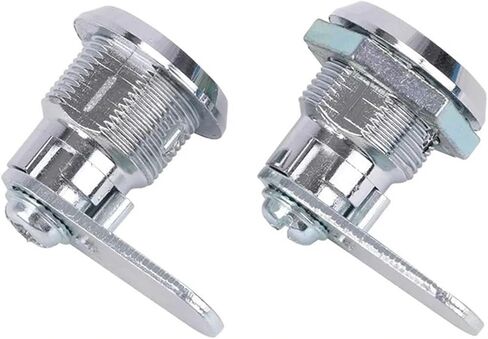 Zinc Alloy Triangular Cylinder Cam Lock Electrial Cabinet with Key Distribution Box Cabinet Tongue Locks with Key 1Pcs(4Sets-with Key-Zinc) in Saudi Arabia