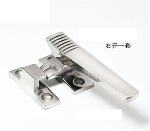 Linkage Lever Door Handle Steam Box Hinge Oven Lock Cold Store Cabinet Kitchen Freezer Incubator Case Cookware Repair Part 1Pcs(Right) in Saudi Arabia