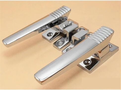 Linkage Lever Door Handle Steam Box Hinge Oven Lock Cold Store Cabinet Kitchen Freezer Incubator Case Cookware Repair Part 1Pcs(Right) in Saudi Arabia