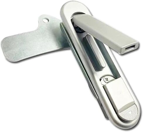 Zinc Alloy Lock Set AB302 Spring Handle Lock Power Distribution Box Chassis Cabinet Door Lock Electric Cabinet Lock 1Pcs(3sets-no Key) in Saudi Arabia