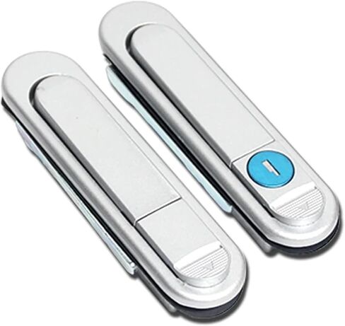 Zinc Alloy Lock Set AB302 Spring Handle Lock Power Distribution Box Chassis Cabinet Door Lock Electric Cabinet Lock 1Pcs(3sets-no Key) in Saudi Arabia