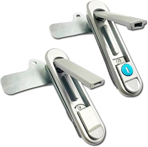 Zinc Alloy Lock Set AB302 Spring Handle Lock Power Distribution Box Chassis Cabinet Door Lock Electric Cabinet Lock 1Pcs(3sets-no Key) in Saudi Arabia