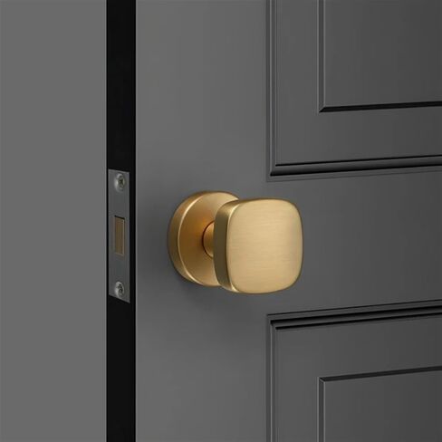 Black Hidden Door Lock Keyless Lock Single-Side Door Handle Pantry Door Lock Gold Pocket Door Lock Hardware 1Pcs(Pearl Black) in Saudi Arabia