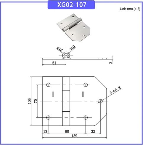 XG02-107 أبواب المقصورة دائرية 304 مفصلات من الفولاذ المقاوم للصدأ ملحقات الأجهزة 1pcs in Saudi Arabia