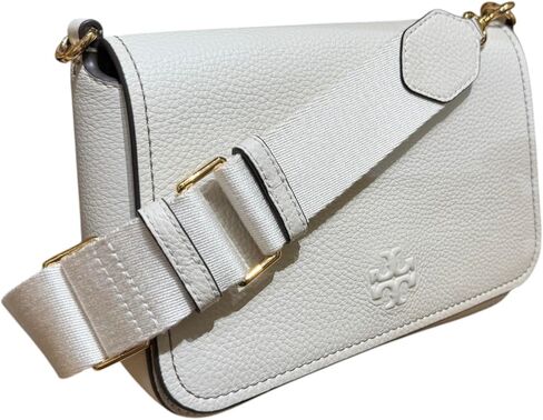 Tory Burch Women's Thea Denim Flap Crossbody Shoulder Bag (Denim/Tory Navy) in Saudi Arabia