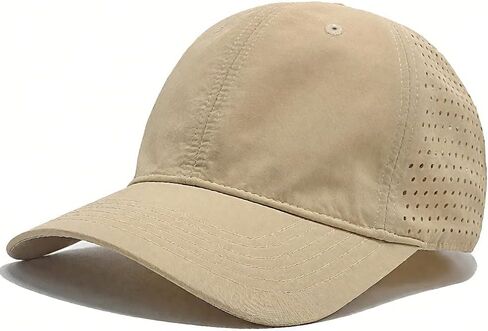 Quick Dry Baseball Cap for Men Women Adjustable Mesh Breathable UPF50+ Outdoor Sports Snapback Golf Cap in Kuwait