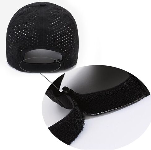 Quick Dry Baseball Cap for Men Women Adjustable Mesh Breathable UPF50+ Outdoor Sports Snapback Golf Cap in Kuwait