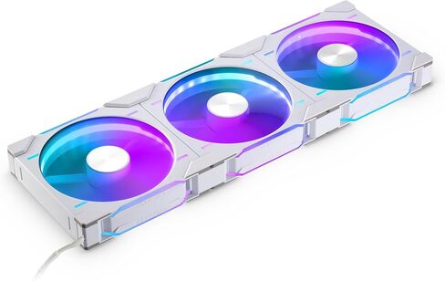 Phanteks D30-140 DRGB PWM Fan 3Pack, Reverse Airflow Model, Premium D-RGB Performance Fans, Halos Lighting Effect, ARGB/DRGB Lighting, Daisy-Chain Fan Linking System, 3Pack (Black) in Saudi Arabia
