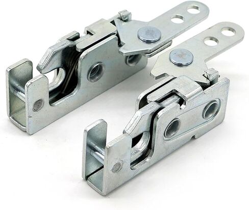 R4-10-12-201-10 Concealed Panel Closing Auto Toggle Clamp Latch Revolving Door Latch Lock 1Pcs(Silver) in Saudi Arabia