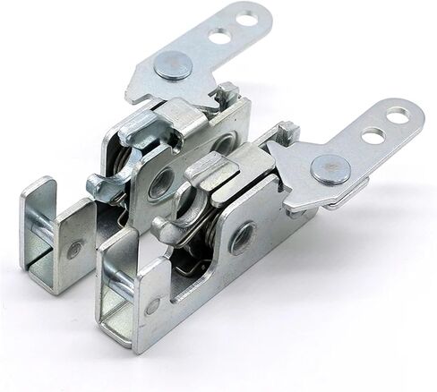 R4-10-12-201-10 Concealed Panel Closing Auto Toggle Clamp Latch Revolving Door Latch Lock 1Pcs(Silver) in Saudi Arabia
