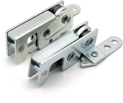R4-10-12-201-10 Concealed Panel Closing Auto Toggle Clamp Latch Revolving Door Latch Lock 1Pcs(Silver) in Saudi Arabia