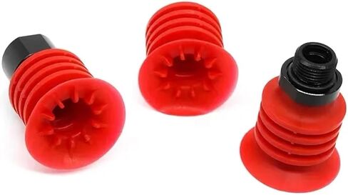1pc pneumaitc Special Multi-Folding Corrugated Vacuum Pads for Soft Packaging Bags,SBLP- 30S,SBLP-40S-G3M for Open The Plastic Bags(SBLP-50S-G3F-T2) in Saudi Arabia