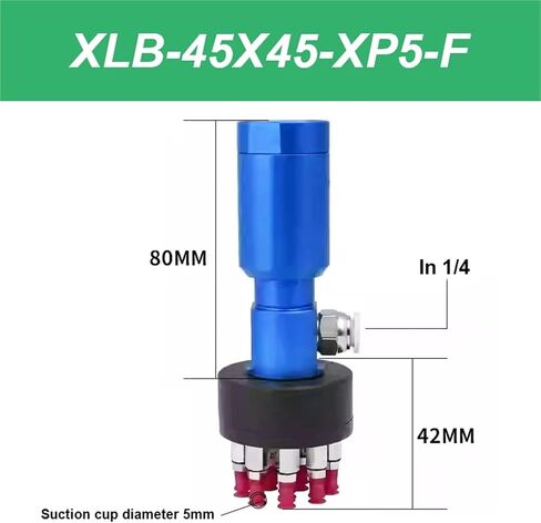 Manipulator Vacuum Suction Cup PCB Circuit Board Integrated Automatic Suction 1Pcs(XLB-45X45-XP5-F) in Saudi Arabia