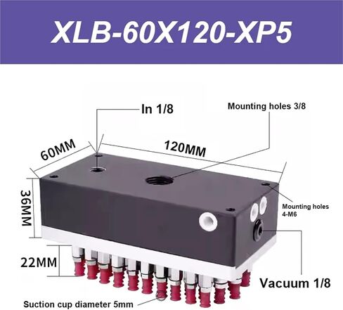 Manipulator Vacuum Suction Cup PCB Circuit Board Integrated Automatic Suction 1Pcs(XLB-45X45-XP5-F) in Saudi Arabia