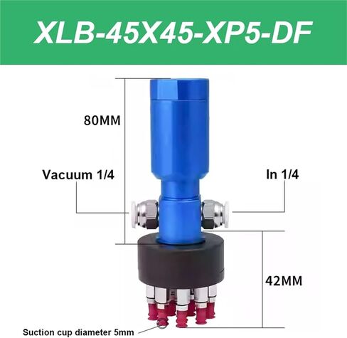 Manipulator Vacuum Suction Cup PCB Circuit Board Integrated Automatic Suction 1Pcs(XLB-45X45-XP5-F) in Saudi Arabia