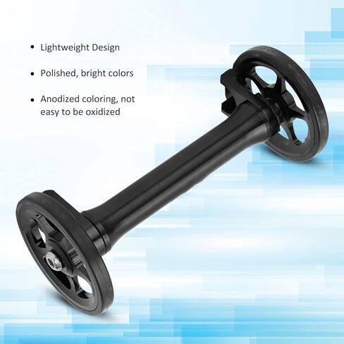 Dilwe Easy Wheels Extension Bar, Easy Wheel Extension High Strength Lightweight Telescopic Folding Extension Rod for Brompton 3sixty(black) in Saudi Arabia