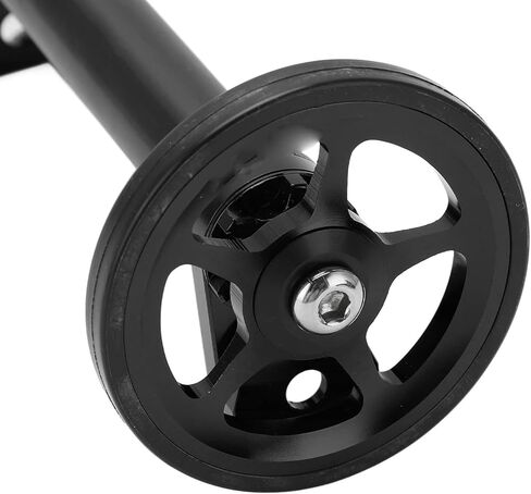 Dilwe Easy Wheels Extension Bar, Easy Wheel Extension High Strength Lightweight Telescopic Folding Extension Rod for Brompton 3sixty(black) in Saudi Arabia