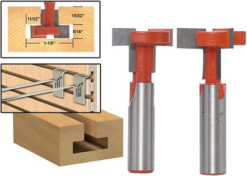 T-slot t-track slotting بت 12 مم شانك 1PCs (الحجم: رقم 1) in Saudi Arabia