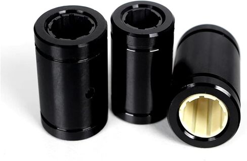 Fiber Nylon Linear Bearing self-lubricating Engineering Plastic Sliding Sleeve LM10L LM12L LM16L -50L(Gold,J1-LM10L 10X19X55mm) in Saudi Arabia