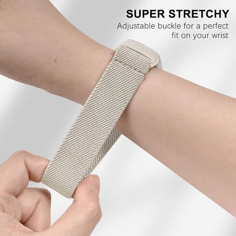متوافق مع Fitbit Charge 6 نطاقات ساعة ، 3 عبوات نايلون نايلون سبورت حلقة معصم الاستبدال لفيتبيت شحنة 5 فرقة/شحنة 6 للياقة تعقب النساء القابلة للنساء ، خفيفة الوزن ، مرنة in Kuwait