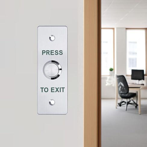 ادفع إلى زر الخروج ， 12V DC Push to Exit Switch مع مصباح LED ، IP67 مقاوم للماء ، مخرجات NC/NO/COM ، جهاز طلب التثبيت السطحي لأنظمة التحكم في الوصول (115x40-A) in Kuwait