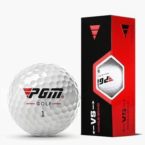 PGM Premium Standard Golf Balls - Performance Golf Balls for Distance and Control - Three Layers Golf Ball Designed for Advanced Golfers - Golf Accessories for Men & Women in Saudi Arabia