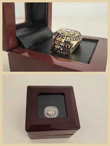 CLASSIC SERIES 1985 CHAMPIONSHIP RING Bear # Rarity Luxury Commemorative Sports Fan Detail Gift - Glory Collect Various Festivals Occasions with Sandalwood Box in Saudi Arabia