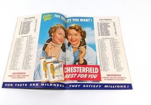 1954 OKLAHOMA في برنامج كرة القدم الكلية في كاليفورنيا 9-18-54 DA064009-برامج الكلية in Saudi Arabia
