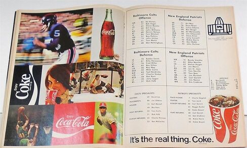 1971 NFL Colts v Patriots Program 12/19 Jim Plunkett 89316b4 - NFL Programs in Saudi Arabia