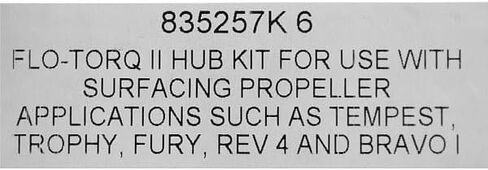 Mercury Boat Hub Kit 835257K6 | Flo Torq II in Saudi Arabia