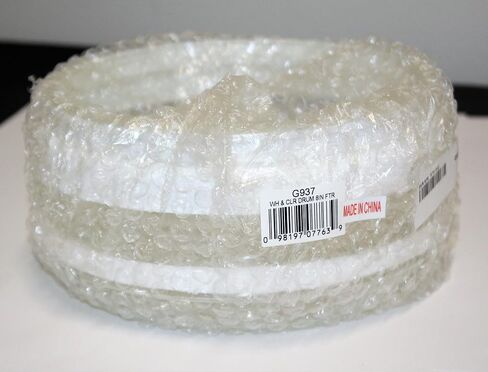 Luminance 8 "White & Clear Drum 8-1/2" FTR G937 (طبل زجاجي فقط) in Saudi Arabia