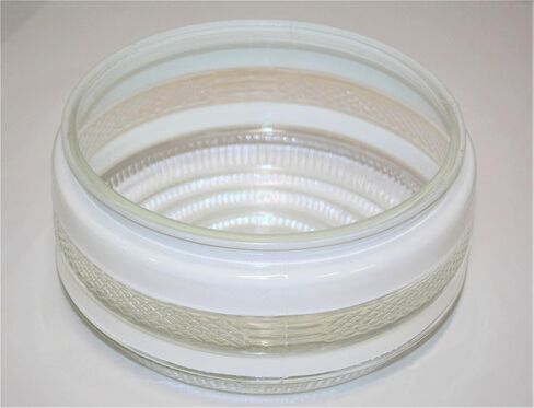 Luminance 8 "White & Clear Drum 8-1/2" FTR G937 (طبل زجاجي فقط) in Saudi Arabia