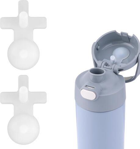 2pcs استبدال تسرب سدادة ل thurmos funtainer 16 أوقية زجاجة الفولاذ المقاوم للصدأ الفولاذ المقاوم للصدأ معزول in Saudi Arabia