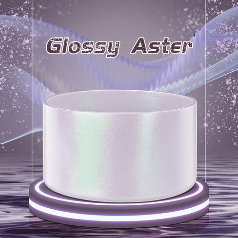 Glossy Gradient Silicone Boot, Compatible with Stanley H2.0 20-40oz & IceFlow 20-30oz, Chameleon Metallic Shimmer Cup Sleeve Protector for Hydroflask and Bottle Bottom with 2.8-3in in Saudi Arabia