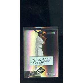 2004 Donruss Leaf Limited Phenoms Joey Gathright توقيع بطاقة توقيعه Auto - بطاقات البيسبول الموقعة in Saudi Arabia