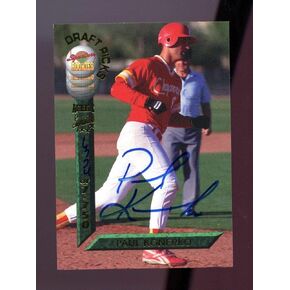 1994 Signature Rookies Draft Pick Paul Konerko Rookie Signed Autograph Card AUTO - Autographed Baseball Cards in Kuwait