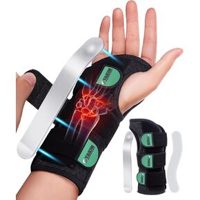Wrist Brace for Carpal Tunnel Night Support, Adjustable Wrist Splint for Tendonitis, Arthritis, Sprains, Wrist Pain Relief, Comfortable Hand Brace for Men and Women Right Left Hand in Saudi Arabia