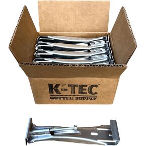 شماعات الحضيض المخفية - أقواس مزراب شاقة 6 بوصات - 25 حزمة in Kuwait