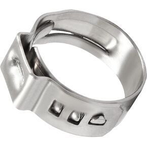 50 Pcs 3/8 Inch PEX Cinch Clamps, Stainless Steel Pinch Clamps Rings in Kuwait